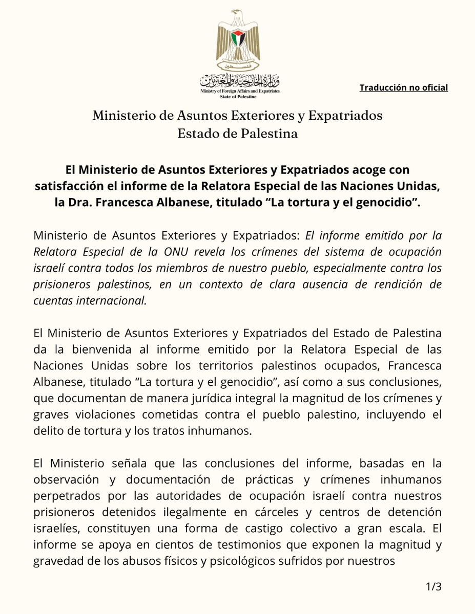 Embajada del Estado de Palestina en México tweet media