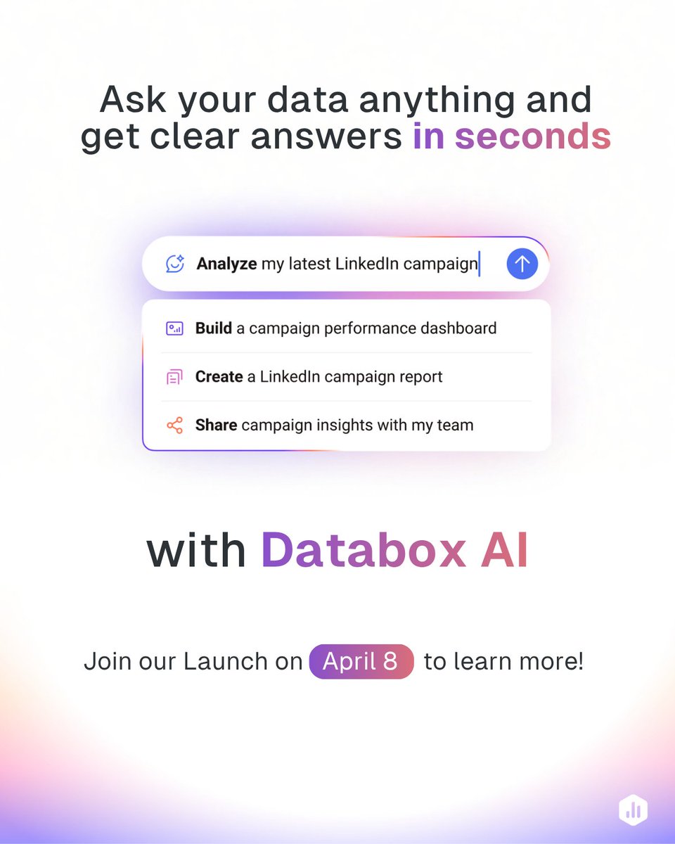 Databox tweet media