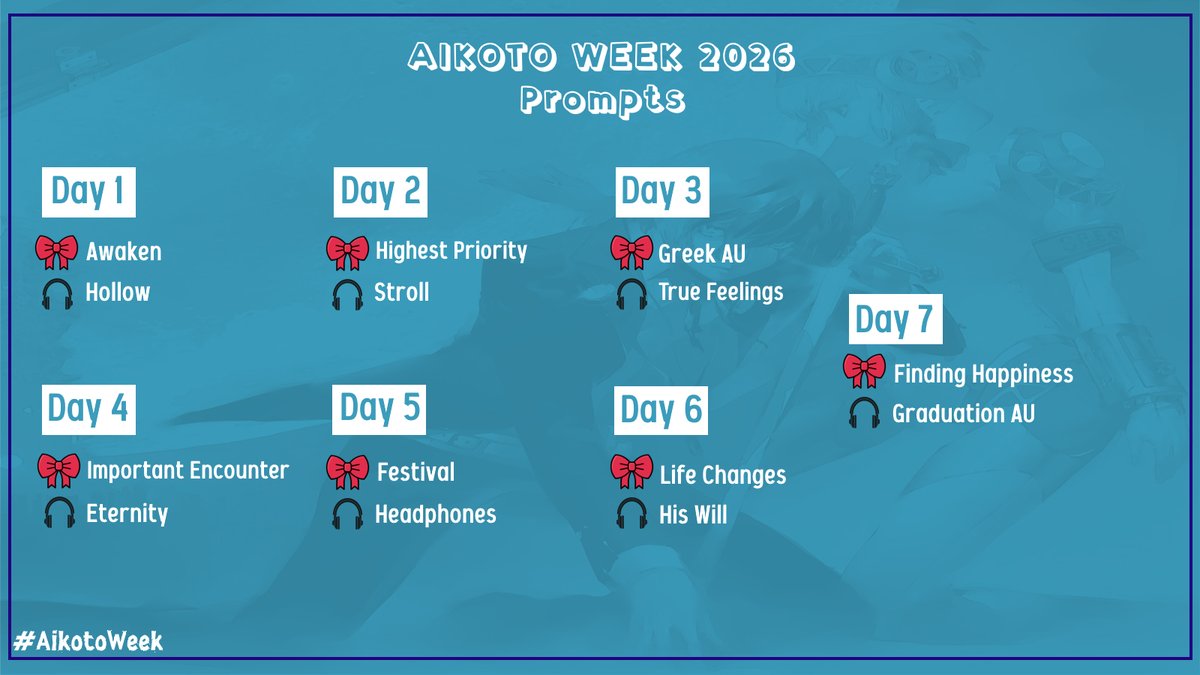 💙AikotoWeek 2026💛 tweet media