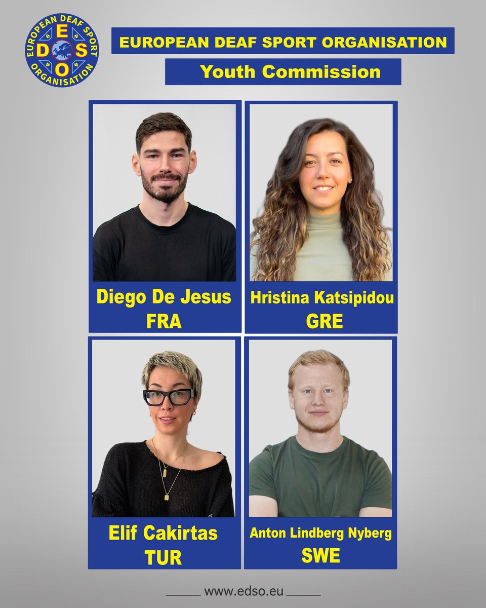 edsodeaff's tweet photo. European Deaf Sports Organisation
Youth Commission

https://t.co/EDIKXrb1Ii 

#europeandeafsportsorganisation #edso #youthcommission https://t.co/tClmcipzny
