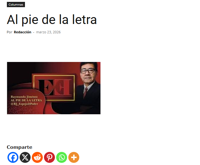 Espejo del Poder tweet media