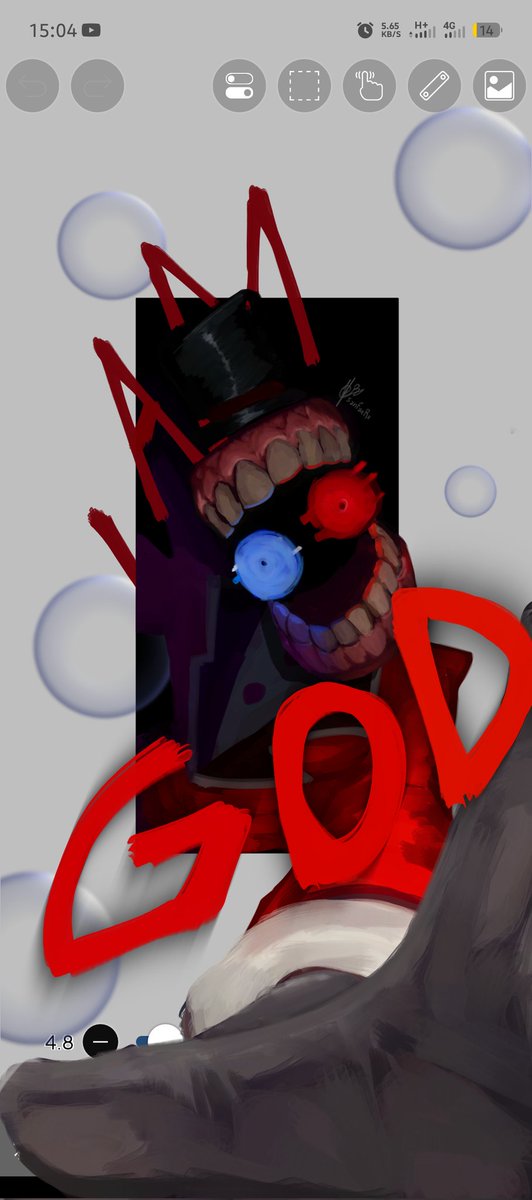 Well, my drawing got out of control

#tadc #caine #Fanarts