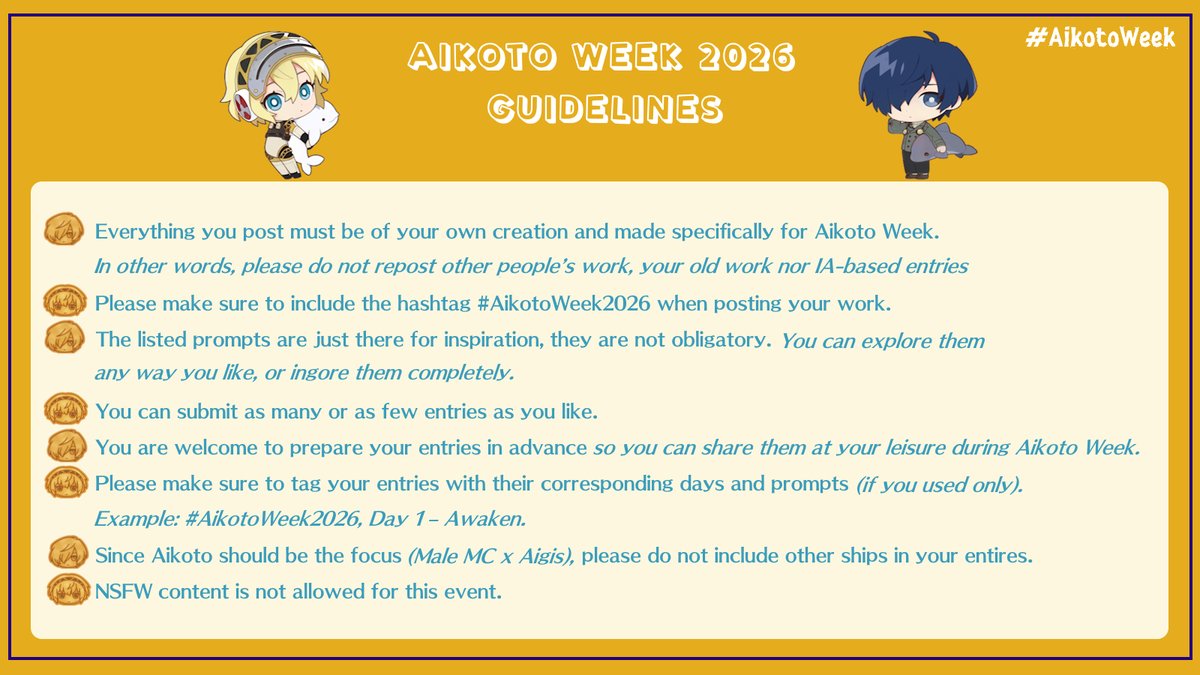 💙AikotoWeek 2026💛 tweet media