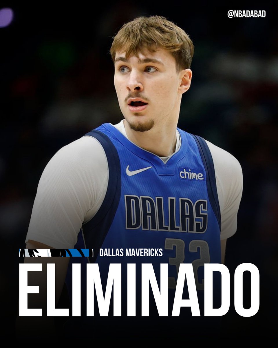 NBAdabad's tweet photo. 🚨 FORA!

Com a derrota de ontem, o Dallas Mavericks não tem mais chances de playoffs. https://t.co/BfQPLQNLGd