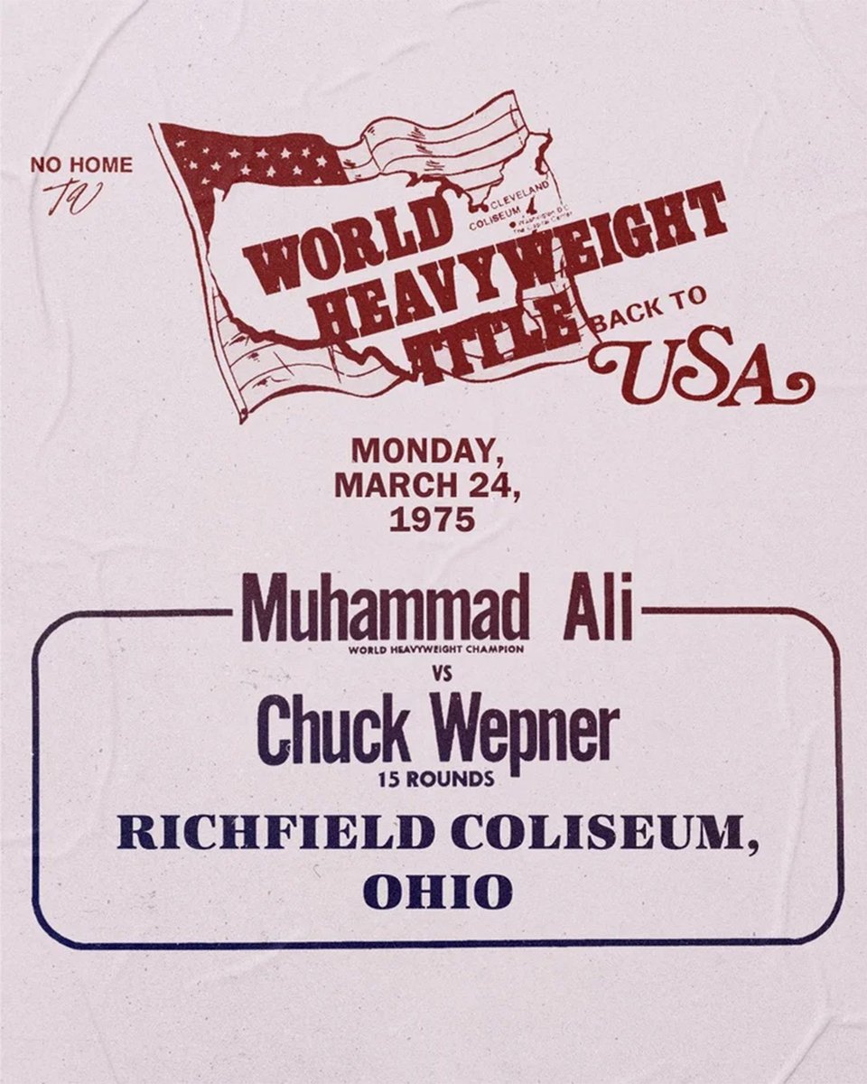 MuhammadAli's tweet image. March 24, 1975: Muhammad Ali vs Chuck Wepner – a fight of unexpected turns. Ali knocked down in the 8th round, rallied back with determination, and came through with a TKO victory in the 15th round.

#MuhammadAli #Icon #GOAT #Champion #Victory #Boxing #Fight #AlivsWepner