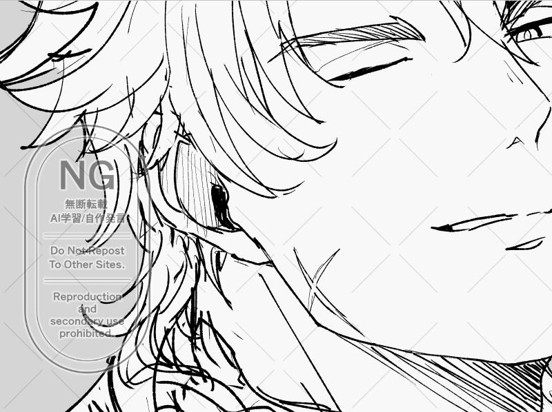 wip
ンズさんとの対で落書きしてたけども……片目で描くの限界あるわ(大の字) 