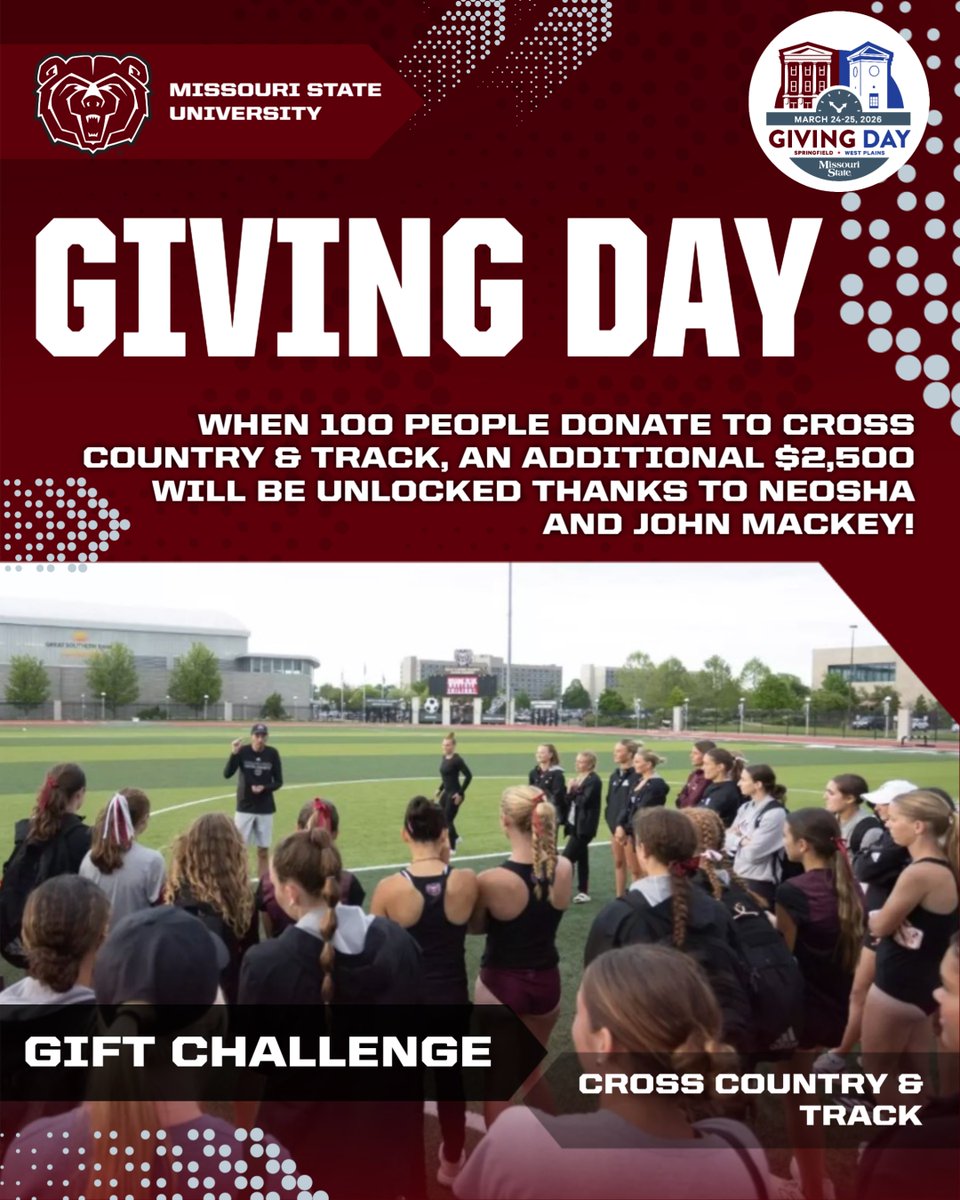 Missouri State Cross Country and Track & Field tweet media