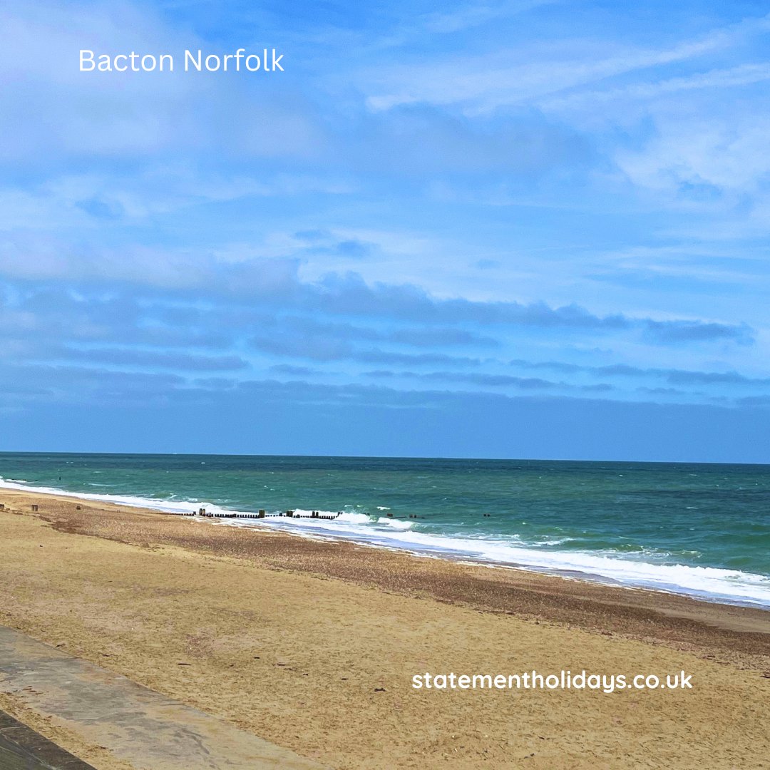 StatementHols's tweet photo. There’s a quiet beauty to the Norfolk coast.

At Bacton, wide skies and the steady rhythm of the sea invite you to slow down and take it all in.

Plan your stay: https://t.co/zx7VyXt66M

#NorfolkCoast #BactonNorfolk #UKCoast #StaycationUK #VisitNorfolk #ExploreBritain https://t.co/wHHU5HUQIk