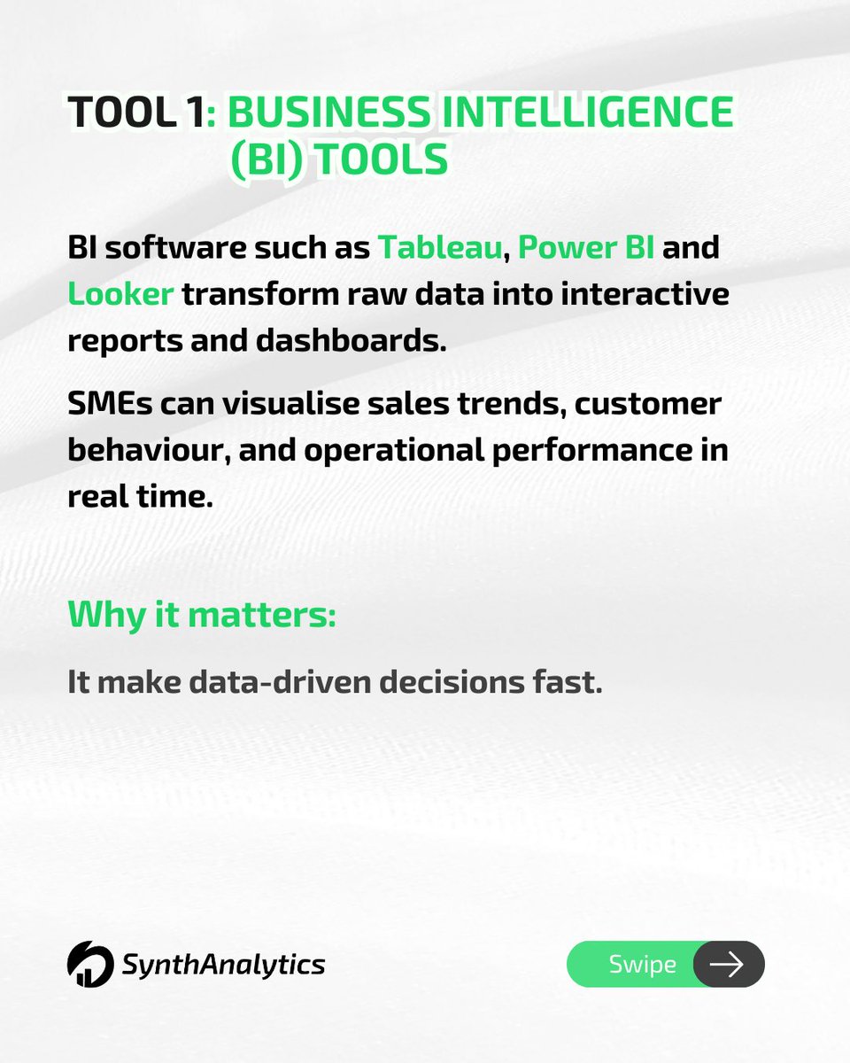 Synth_analytics's tweet image. What You Don't Measure, You Can’t Scale. 📈

Most SMEs focus only on the bank balance at the end of the month. But if you want to scale, you need to look "under the hood" at the specific metrics driving that growth.

#SynthAnalytics #KPIs #SMEGrowth #DataDriven #BusinessMetrics