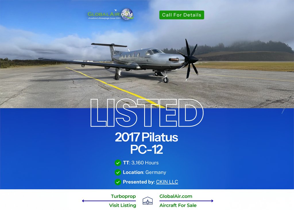 GlobalAir's tweet image. 2017 Pilatus PC-12/47E NG | Call for Price | 7-Blade Prop Upgrade | Honeywell Engine Programme | tinyurl.com/39e4r5mj | #PC12 #Turboprop #AircraftForSale

Op cost breakdown: tinyurl.com/2vhs96te