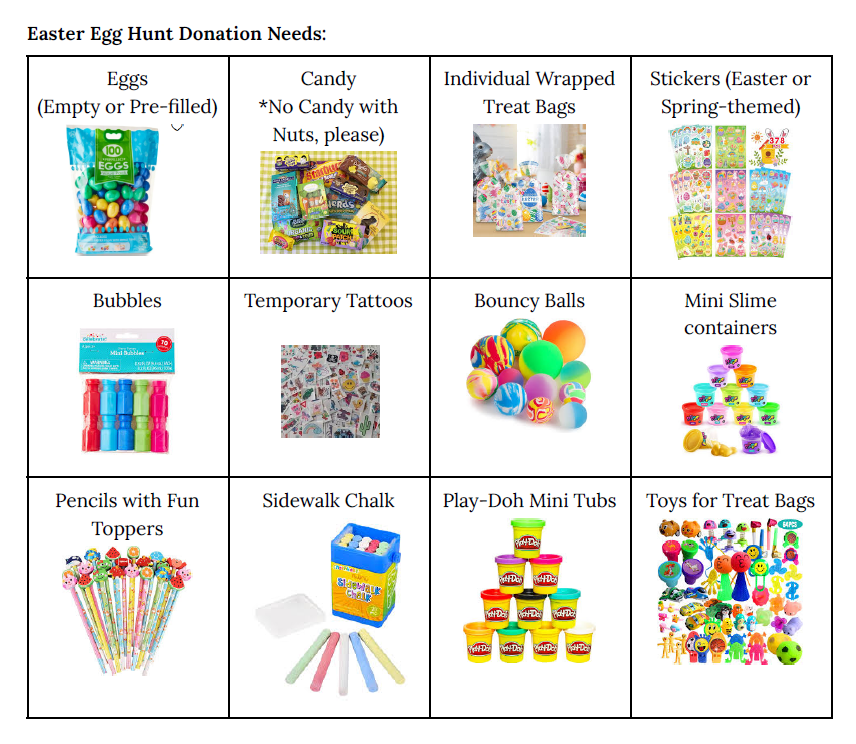 PathwayK5's tweet photo. Don't forget that our egg hunt will be this Friday April 3rd! 🐣🩵 We are kindly asking for donations to help make this event special for our students.  Please see attached wish list. Thank you so much for your generosity and continued support! 🌸💚 https://t.co/tGLcUsNl9d
