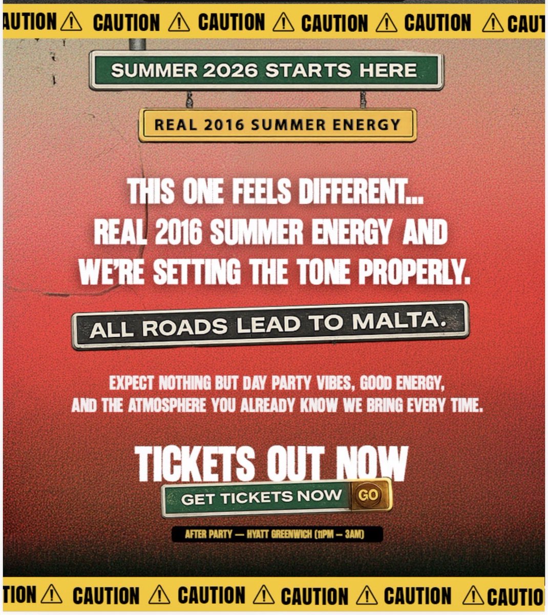 WeOutsidee_247's tweet image. DAY PARTY SEASON IS APPROACHING 👋
The suns out ☀️ 
Presale tickets out today at 6pm 📣 use code ‘Outside’
Main Release out tomorrow 19 March at 7pm 🕖 

#summer #dayparty #weoutside