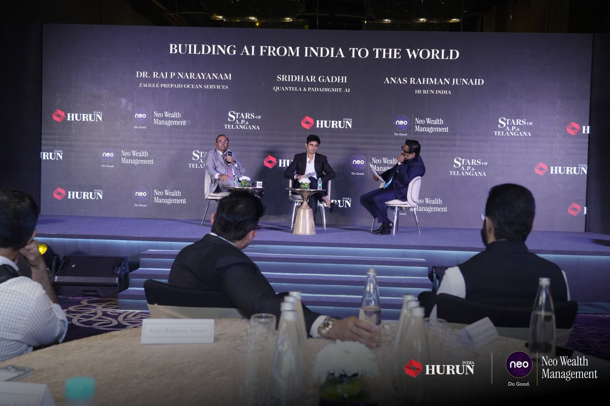 zaggleapp's tweet photo. Dr. Raj P. Narayanam, Founder & Executive Chairman, #Zaggle, wins Star of the Year Award (FinTech Industry) at Hurun India Stars of A.P. & Telangana 2026.
@rajnphani | @HurunReportInd
.
#SaaS #FinTech #FinTechLeadership #FinTechAwards #StarOfTheYear #HurunIndia #HurunIndia2026 https://t.co/4sKhdO6E16