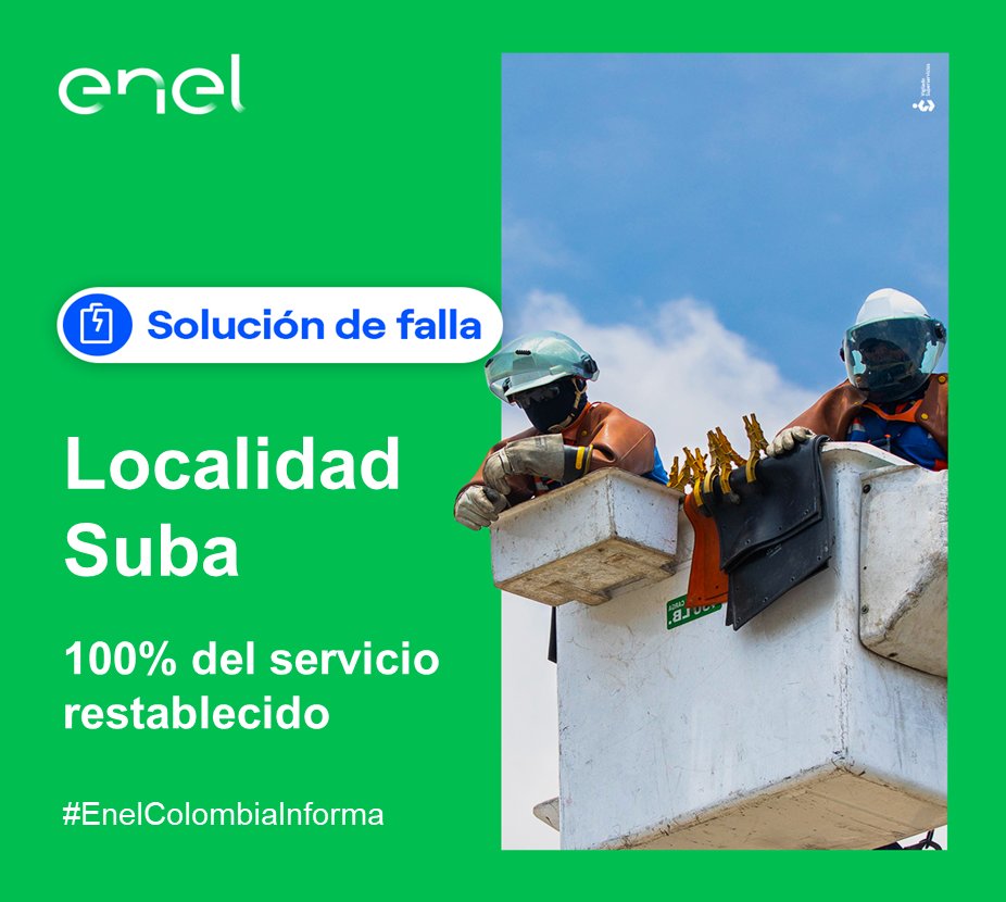 Servicio Enel Colombia tweet media