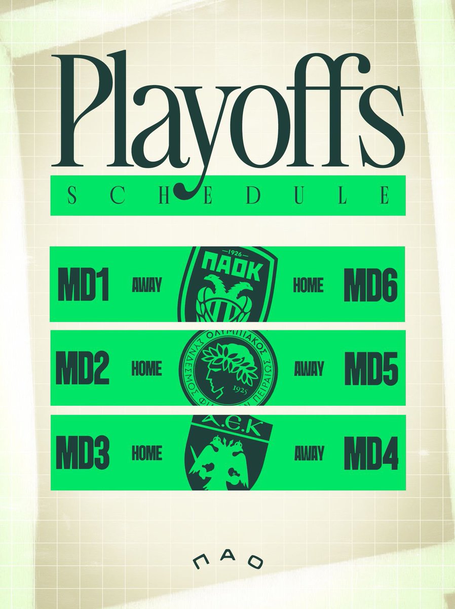 Panathinaikos F.C. tweet media