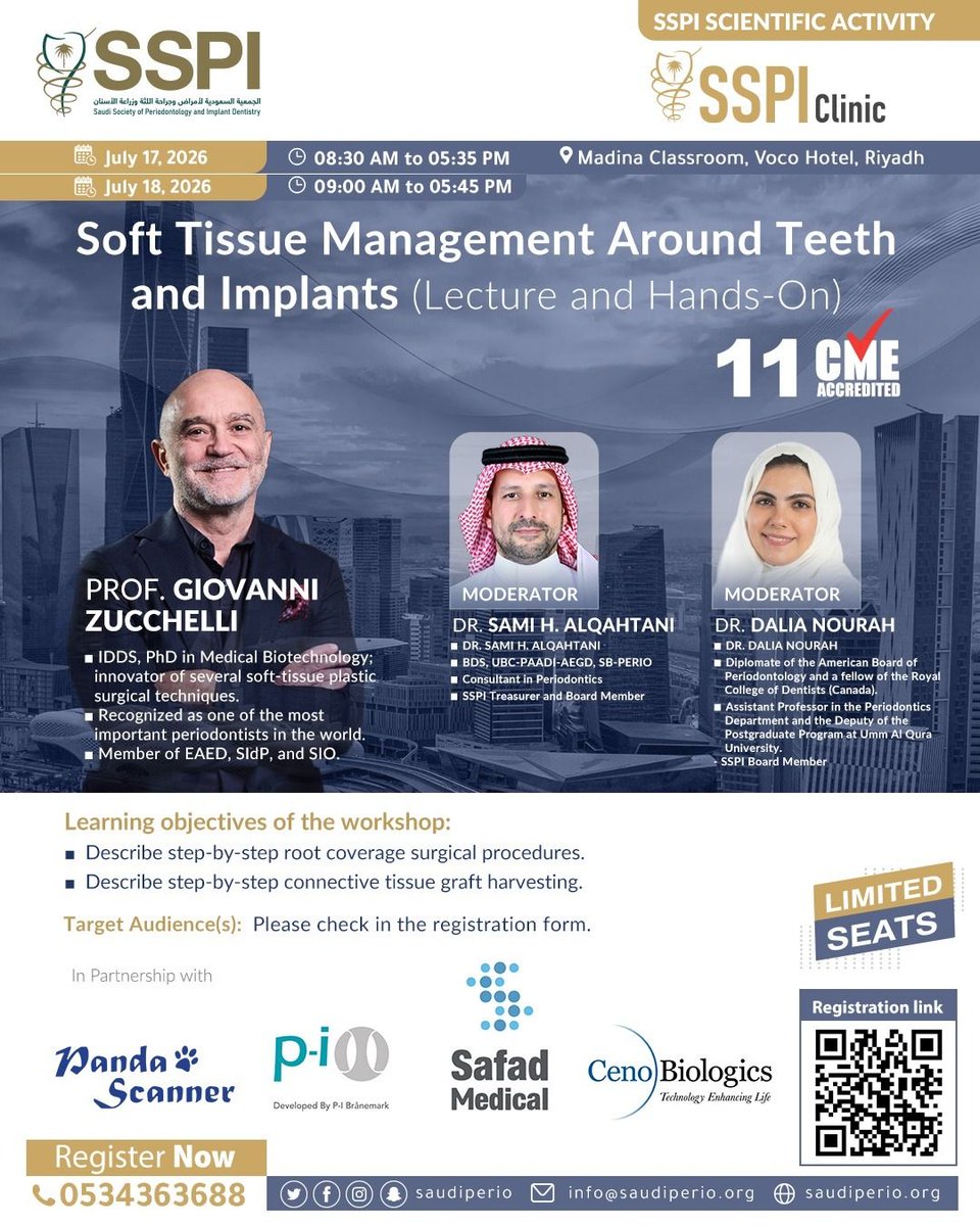 Saudi Society of Periodontology &Implant Dentistry tweet media