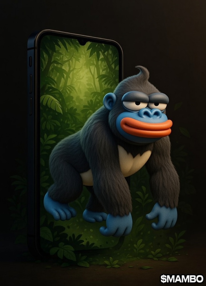 🦍📱 **BOOM** — $MAMBO just broke out of your phone and into the jungle!    This wild gorilla is loose, half-lidded, and ready to rampage all the way to a BILLION+ on $ETH 🔥    

Ape in before he swings off the chart 👀    @mambocto   

CA: