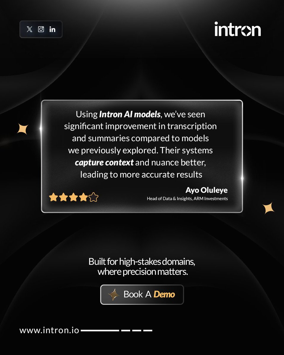 Intron Voice AI tweet media