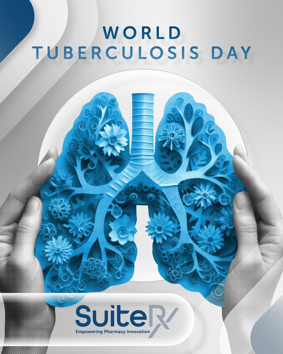 Every breath matters. On World Tuberculosis Day, we stand together to honor the ones who are affected by TB. No one should suffer from a disease that can be prevented and cured.

#SuiteRx #WorldTuberculosisDay #YesWeCanEndTB #WorldTBDay