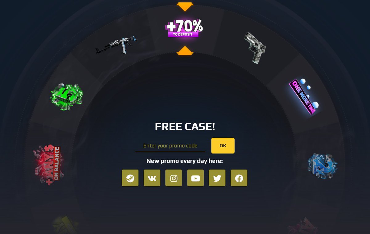 GOCS_PRO's tweet photo. 🥳Guys! A new promo codes👇
✅KEIZMCAL + GT4FCFFV + I120LMOE https://t.co/HNsw0WLHKe