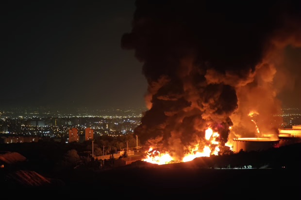 PMIRAN_GENEVA's tweet image. Subsequent to a blatant acts of aggression by the United States and Israeli regime against the territory of the Islamic Republic of Iran, on the night of March 7, 2026, assailant fighter jets of Zionist regime targeted three facilities containing oil reservoirs in Tehran. The