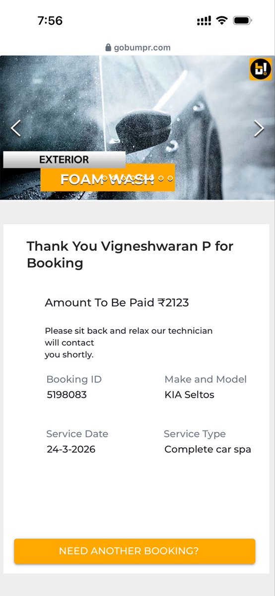 Vigneshpsivam's tweet photo. @mytvsofficial Really disappointed with the service. Booked a full car wash via Instagram with a confirmed price, but was charged more later without justification. Poor customer service  and outdated knowledge. Chn, Madhavaram. Very bad. Call 8754003360 #CustomerExperience #mytvs https://t.co/3hcQX8b1J1