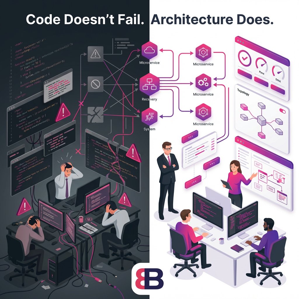 byte8sol's tweet photo. Building software without an architect is like building a house without a blueprint.

It works… until it doesn’t.

Here’s why architecture matters more than code 👇
 https://t.co/uIHFWW5f1n https://t.co/UgrRdnsJ68