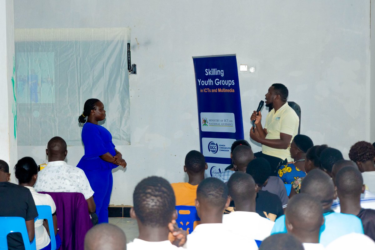 Film_256's tweet photo. Day 2 in Apac District and the energy is unmatched!  Youths are diving into ICT opportunities, from content creation, what it takes for app development to online business and digital marketing.

At the ICT & Multimedia Workshop led by @MoICT_Ug with @UCC_Official, participants are sharpening their skills, learning what makes impactful content, and embracing best practices for the digital world.

Progress is visible. The future is digital and Apac is ready. @Film_256