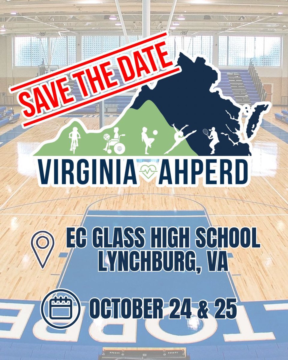 Virginia AHPERD tweet media