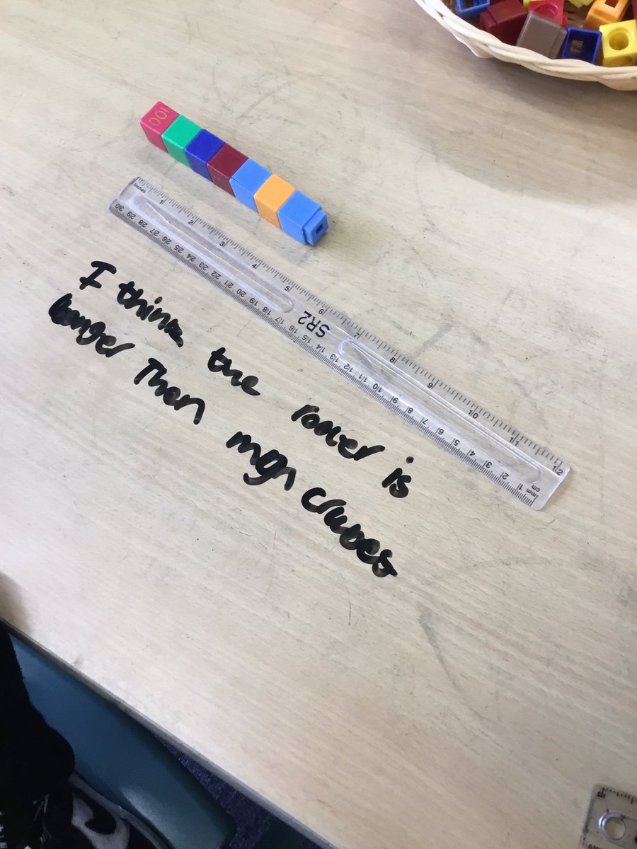 BentleyWestWS2's tweet photo. Year 2 have explored standard units of measure today! Our first time EVER measuring in centimetres. We smashed it! We built on Year 1 knowledge of measuring with cubes first.  #BWMaths https://t.co/FneCmtDyTd
