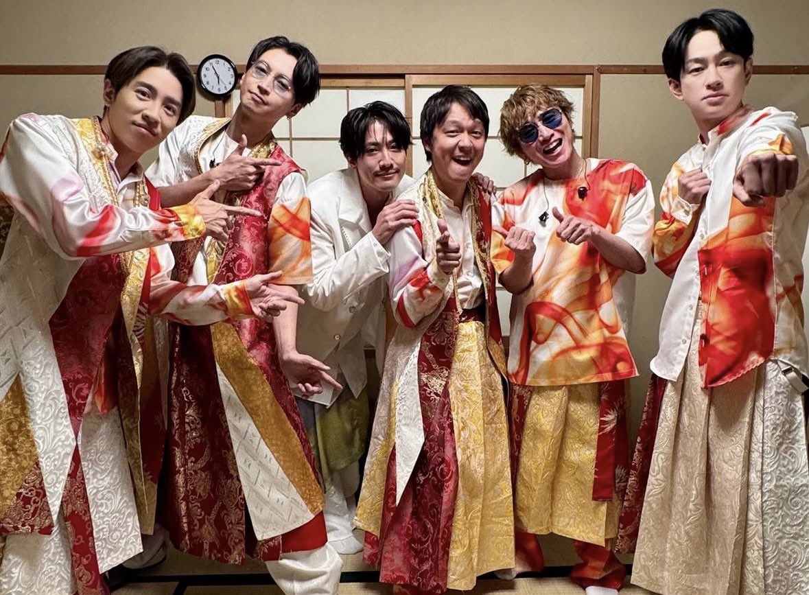 poriru1's tweet photo. SUPER エモ EIGHTって😭
いつだって大事な時に泣かせにくるエイトさん。
内くんがいるよーーーって叫んでいいですか笑

#ほんまおおきに大阪松竹座
#ほんまおおきに大阪松竹座生配信
 #SUPEREIGHT https://t.co/D1MuZ8gohk