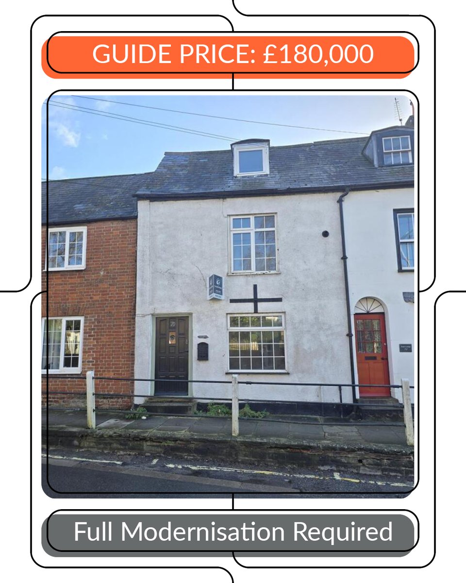 whoobid's tweet photo. 📍70 Bridge Street, Sturminster Newton
💷 Guide Price: £180,000
🏠 A Georgian cottage with exceptional potential throughout.

🔗 https://t.co/Amt87Ne0QW

#DorsetProperty #DevelopmentProperty #PropertyAuction #PreAuctionOffers #OnlineAuction #AuctionProperty https://t.co/pgODK4Jxud