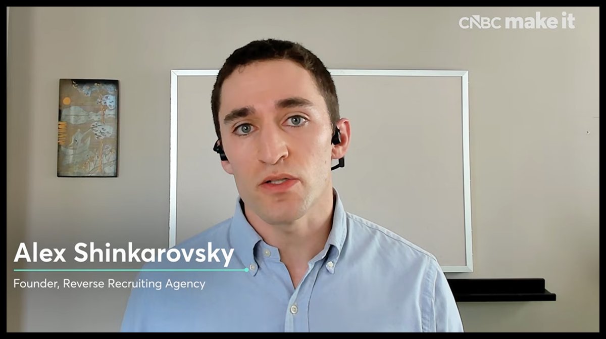 ashinkarovsky's tweet photo. Reverse recruiting was profiled on @CNBCMakeIt yesterday by @jljenniferliu !

Nuanced deep-dive on the risks, benefits and reasons why RR is a feature of today's job market (and why it may be here to stay)

A @reverse_recruit client was interviewed!

https://t.co/DbdskGtaTK https://t.co/dLI9JokNAi