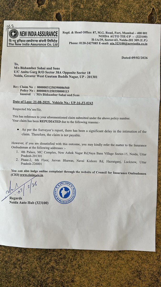 samargarg7777's tweet photo. @NewIndAssurance Why is NCB Zero when not taken Claim? https://t.co/jQRg5TqIcg