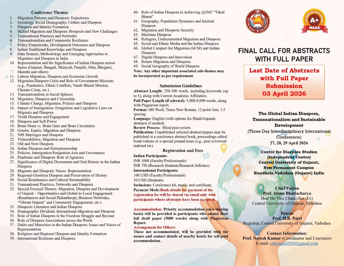 Central University of Gujarat tweet media