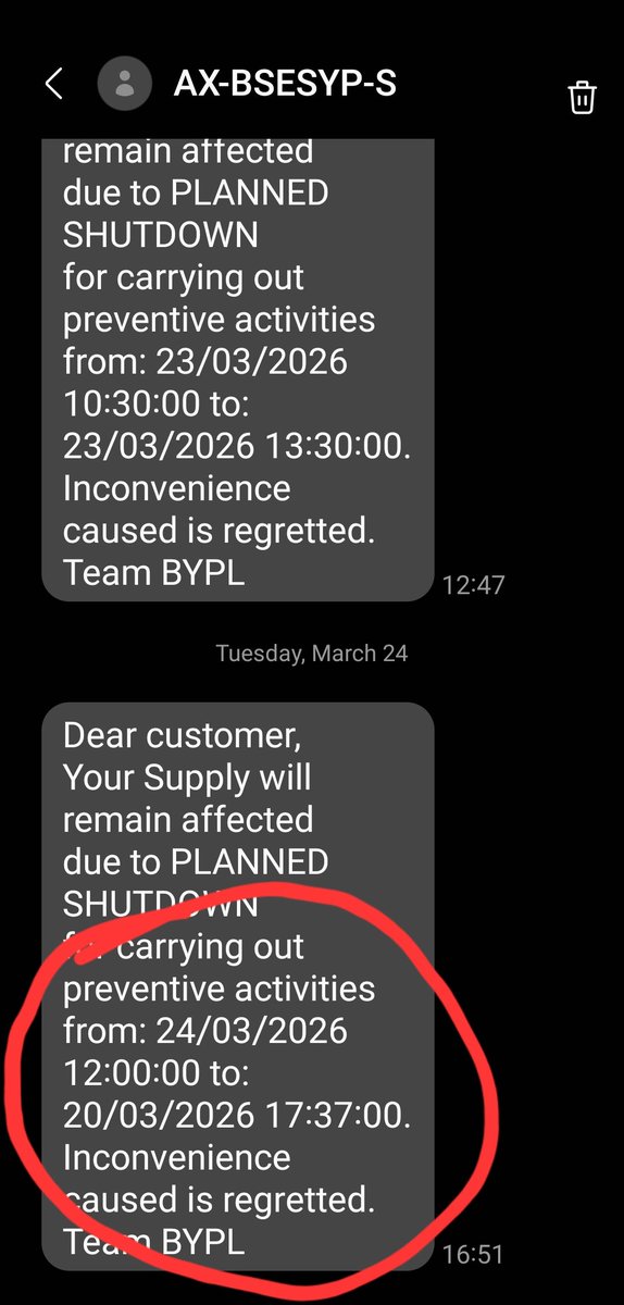 charliemicasa's tweet photo. What is @bsesdelhi smoking nowadays?

Too many automated messages for temporary maintenance.

@reliancegroup @narendramodi @gupta_rekha https://t.co/L4c2waVCaf