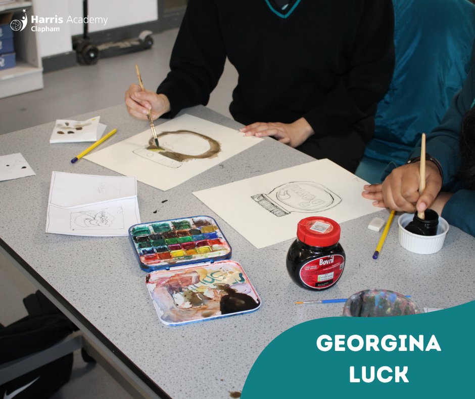 HarrisClapham's tweet photo. Georgina Luck was invited to do some creative workshops for year 9 at Harris Clapham.

This was an opportunity for students to see the work of a practising illustrator and to meet someone they have been studying this year in Art. 

#HACL #Art #Workshop https://t.co/VBavPiTH40