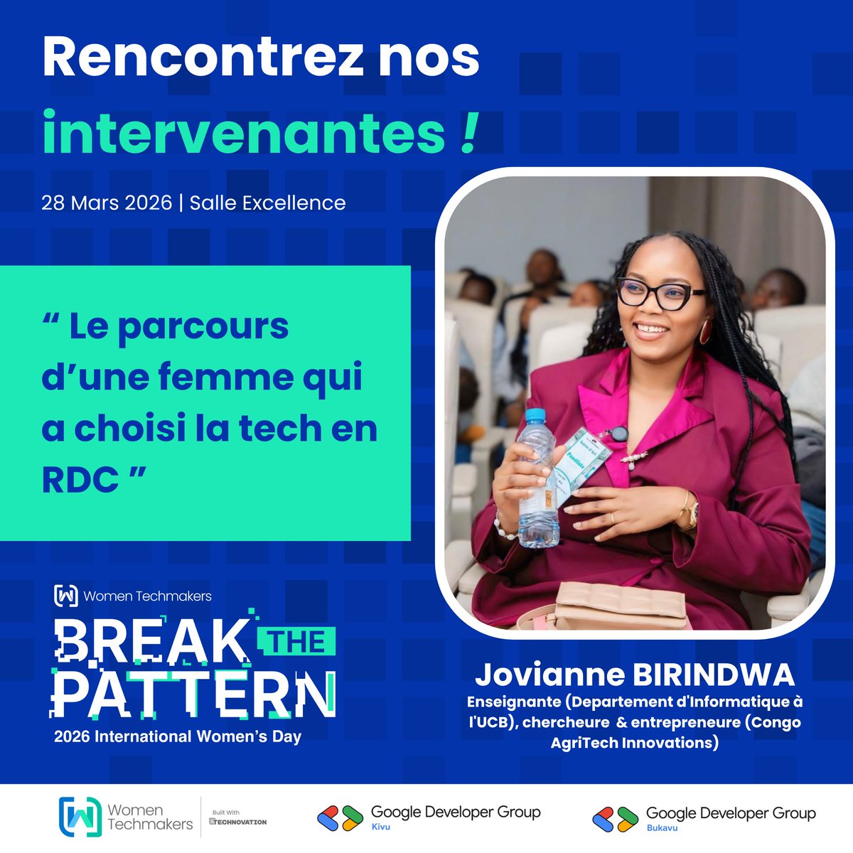 Women Techmakers Kivu (#IWD2026 #BreakThePattern) tweet media