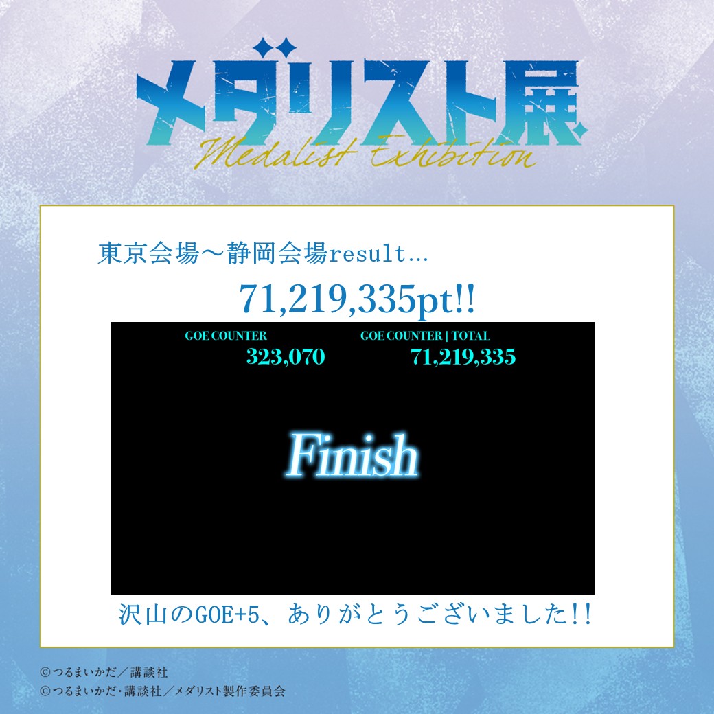 メダリスト展【公式】 tweet media