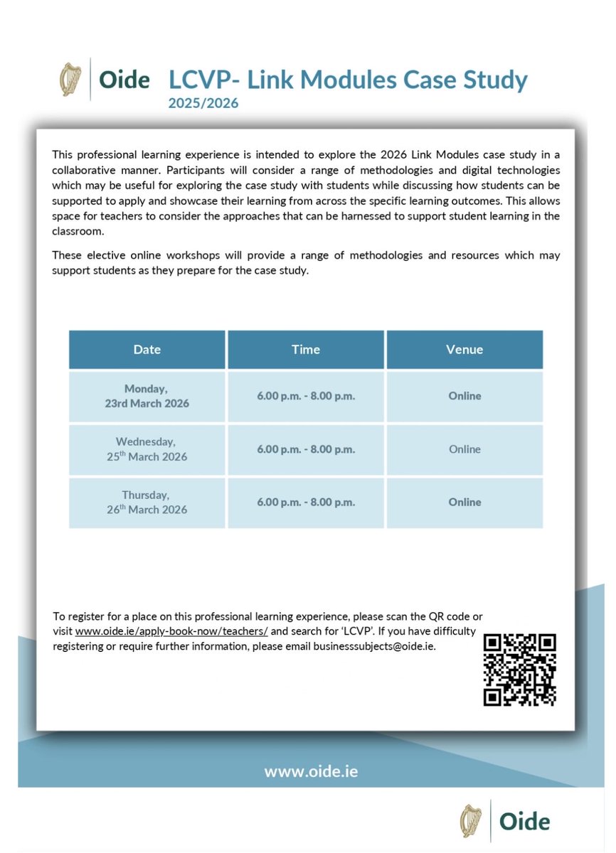 Oide Leaving Certificate Vocational Programme tweet media
