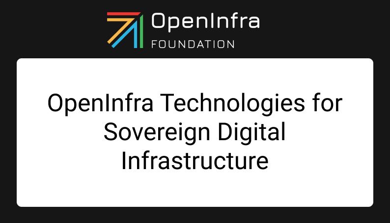 OpenInfra Foundation tweet media