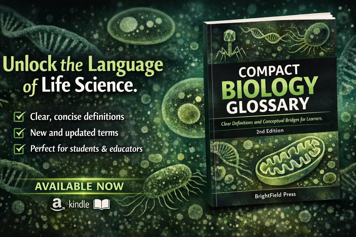 IversonJef49935's tweet photo. Why a Great Biology Glossary Still Matters Today
https://t.co/mV918DVFRj
#biology #science #glossary #studyguide #lifescience #education #BrightFieldPress https://t.co/YBaoj4WXGU