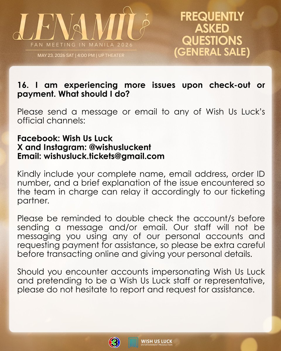 Wish Us Luck tweet media