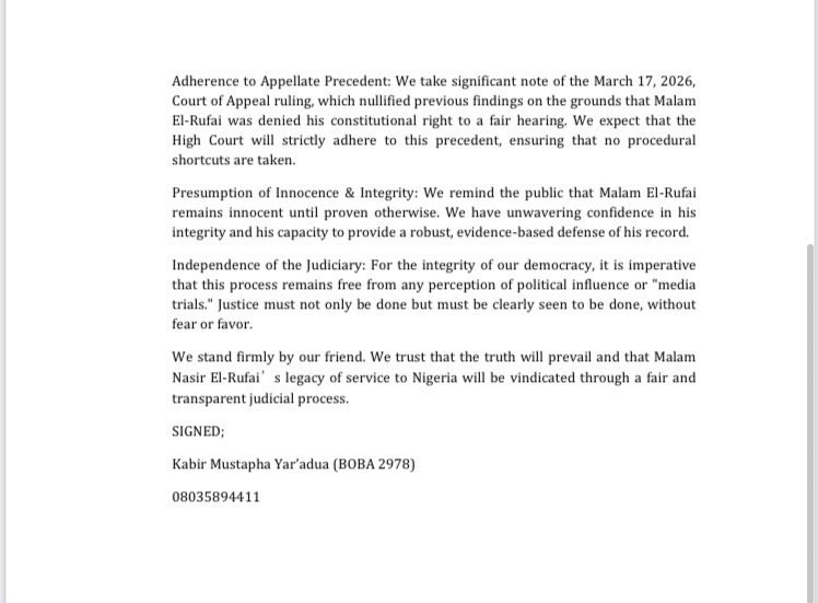 Mal. Imran U. Wakili (PULLO) 👑 #iSTANDWITHELRUFAI tweet media