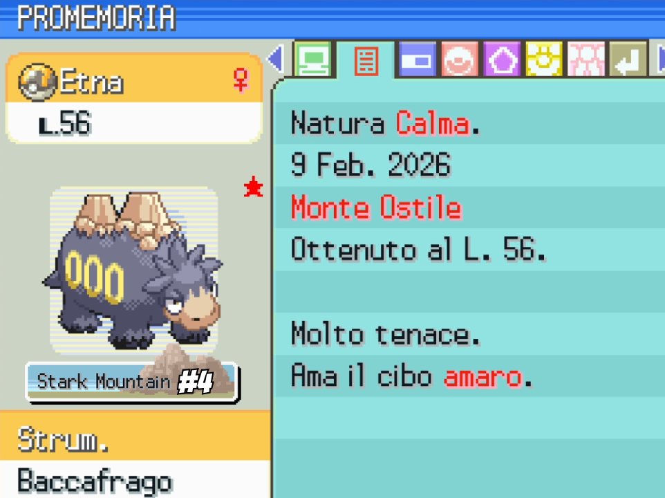 kZeeus_'s tweet photo. #shinycamerupt found in #pokemonpearl after ONLY 128 encounters!! Phase4 for 8% GBA insertion Magby in the Stark Mountain!!
Video: https://t.co/C9piXsE6Ek ๐
#pokemon #shiny #shinypokemon #pokemoncommunity #starkmountain #starkmountaindoubleweek https://t.co/amMAV0UJfQ