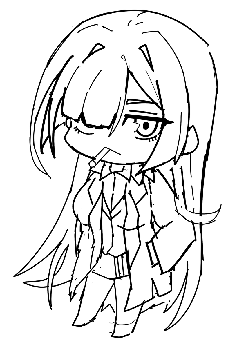 だいぶ前の雑描き 