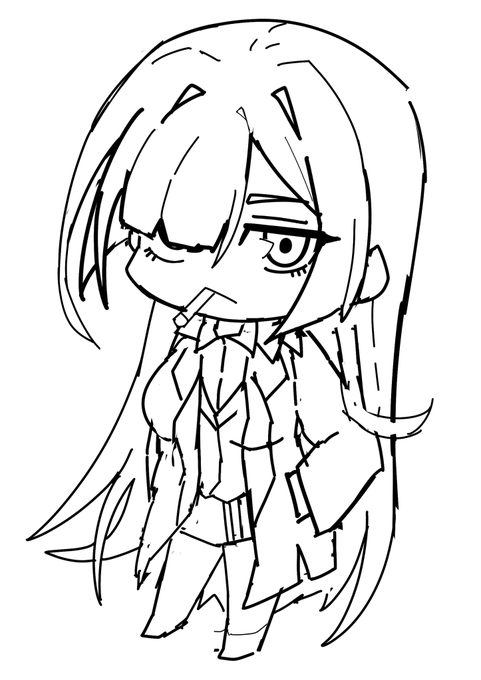 だいぶ前の雑描き 