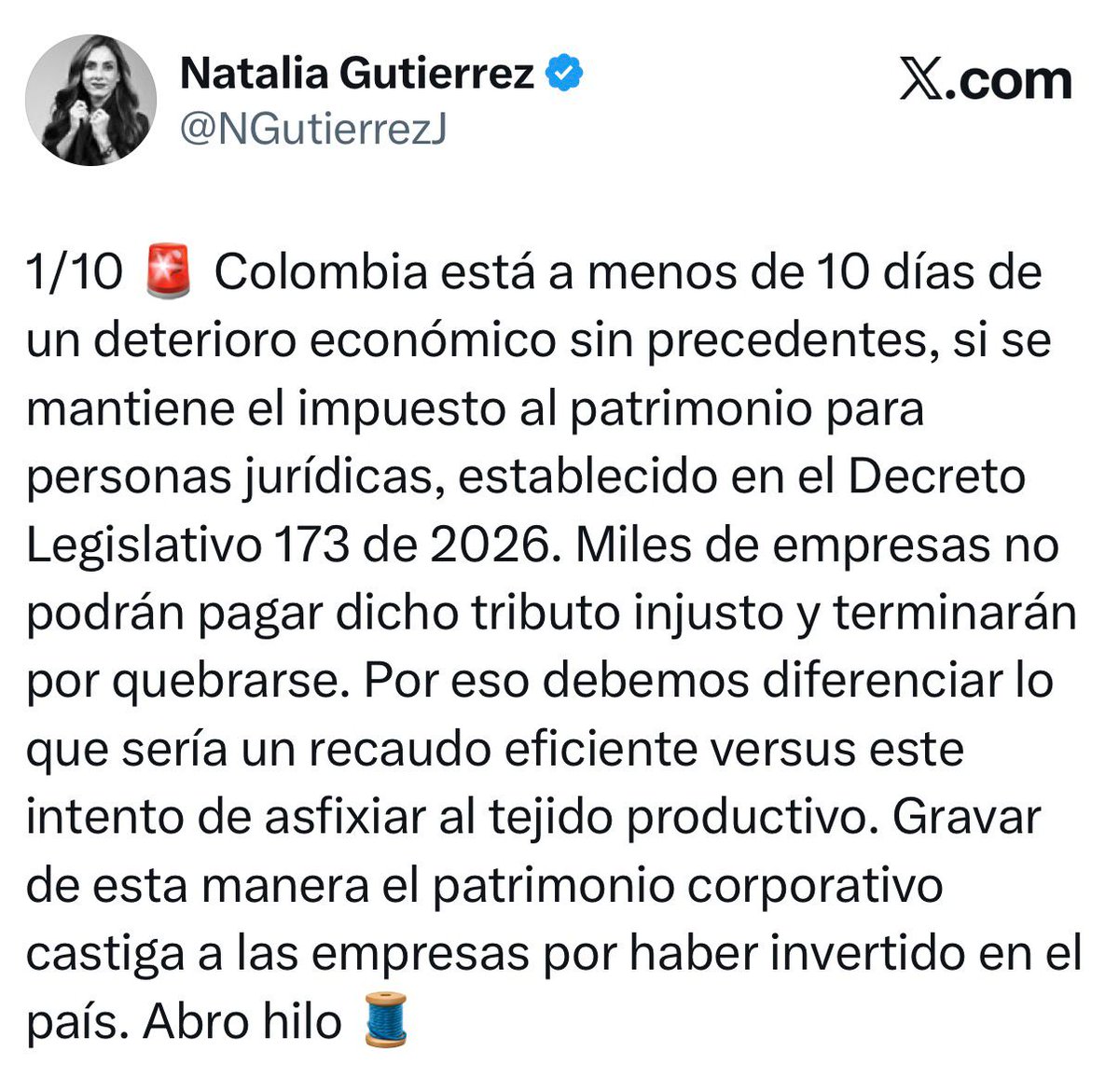 ÚltimaHoraCaracol tweet media