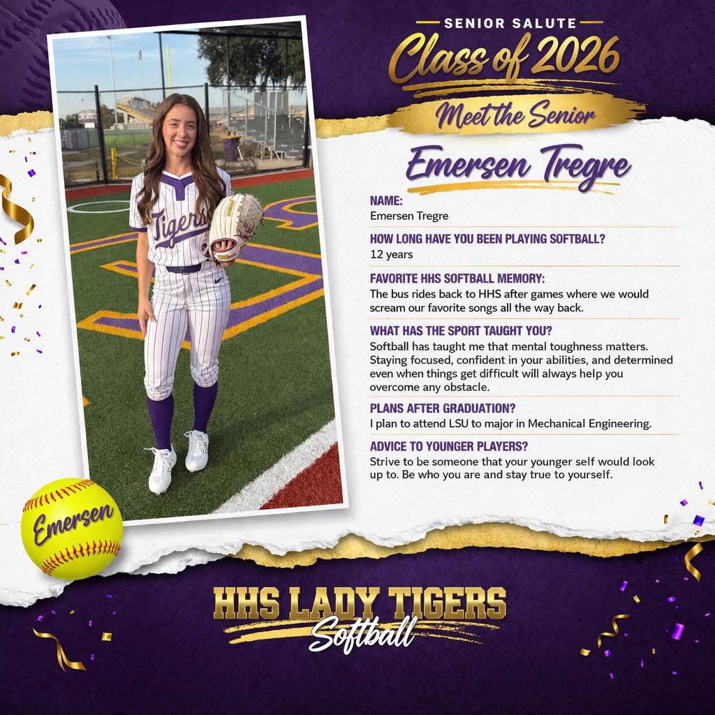 Hahnville High Softball tweet media