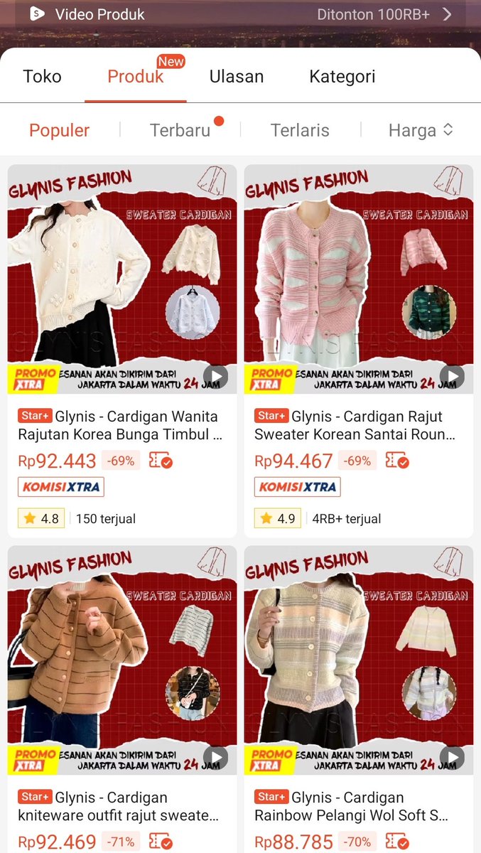 abtjanuary's tweet photo. STOP SCROLL DULU 🫵🏻‼️
aku nemu toko cardigan korean style yang bikin kalap 😭✨ https://t.co/Sn6Gwv33Fj
